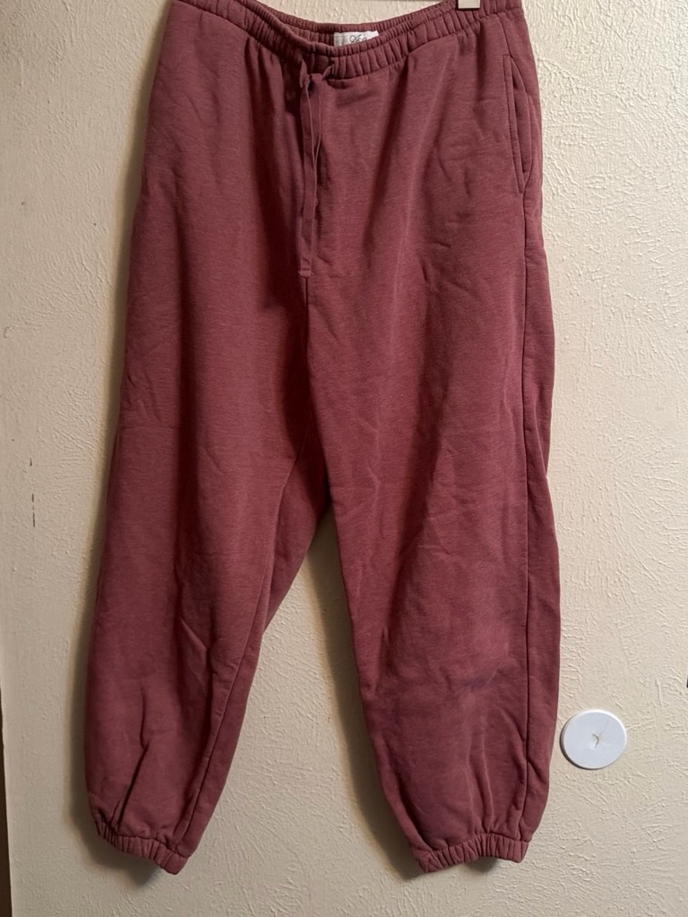 American Eagle Outfitters Maroon Track Joggers